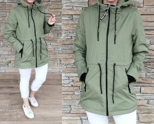 Jarní parka - bunda - zeleno/khaki - vel S-XXL