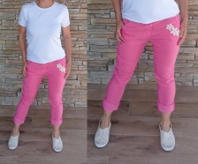 Riflové kalhoty SOFIA - růžové