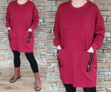 Tunika COMPLETE - vel XL/XXL - bordo