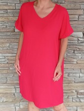 Tunika - šaty DIANA - červené