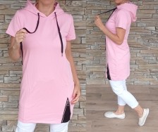 Tunikové šaty AITA - baby růžové