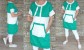 Butikový kousek - tunikové šaty MADAM - zelené